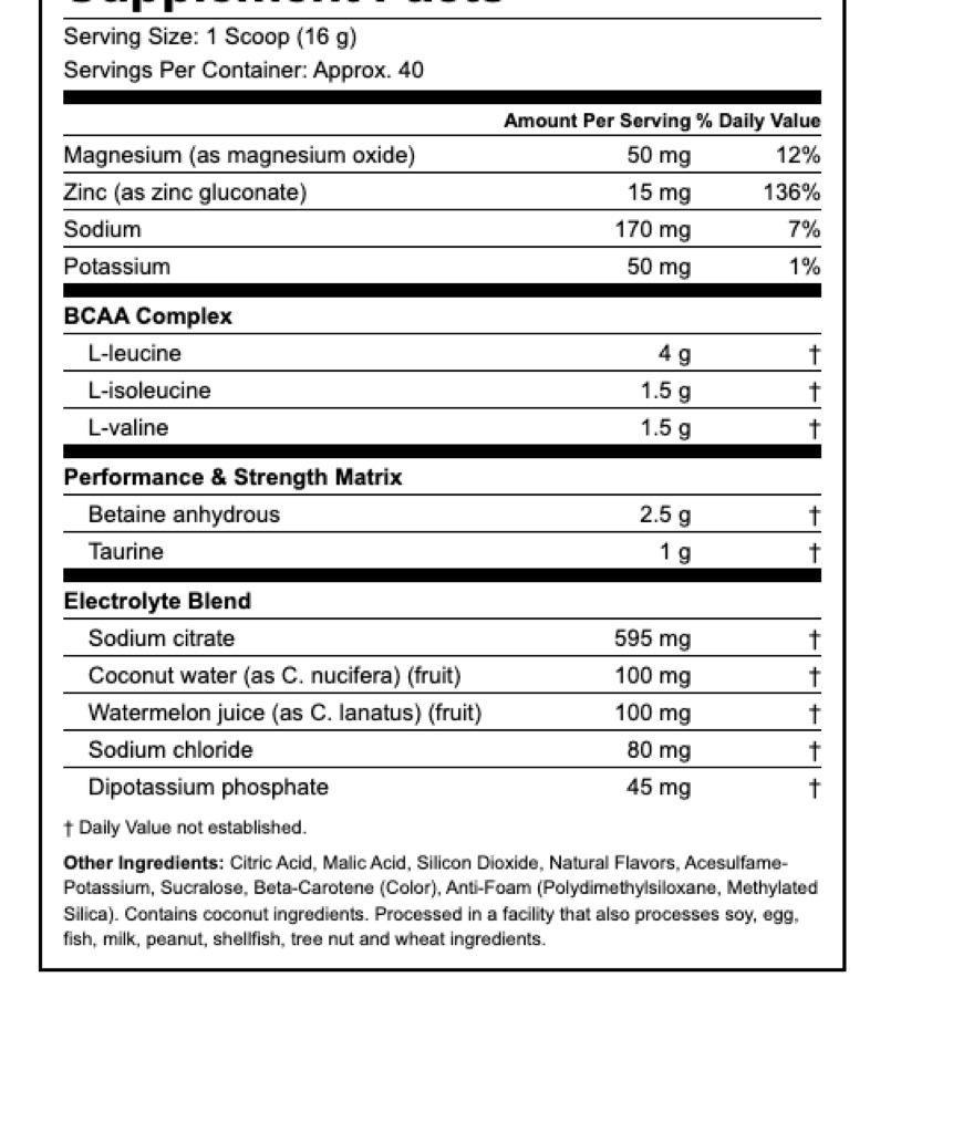 Información nutricional